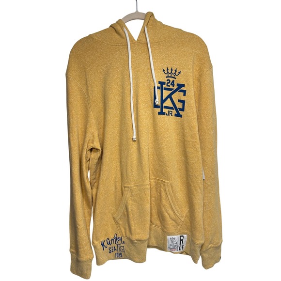 Roots Of Fight Other - Roots of Fight Ken Griffey Jr Seattle 1989 Hoodie Mustard Yellow Mens Large